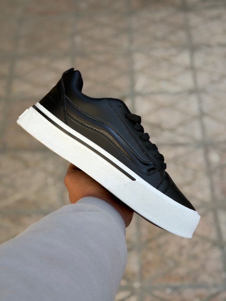 کتونی ونس مشکی سفید (کد 2199)